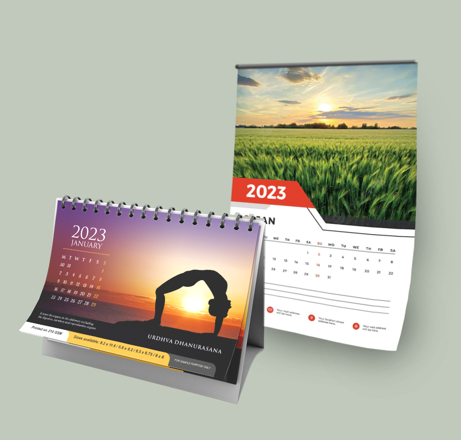 Desk & wall calendars